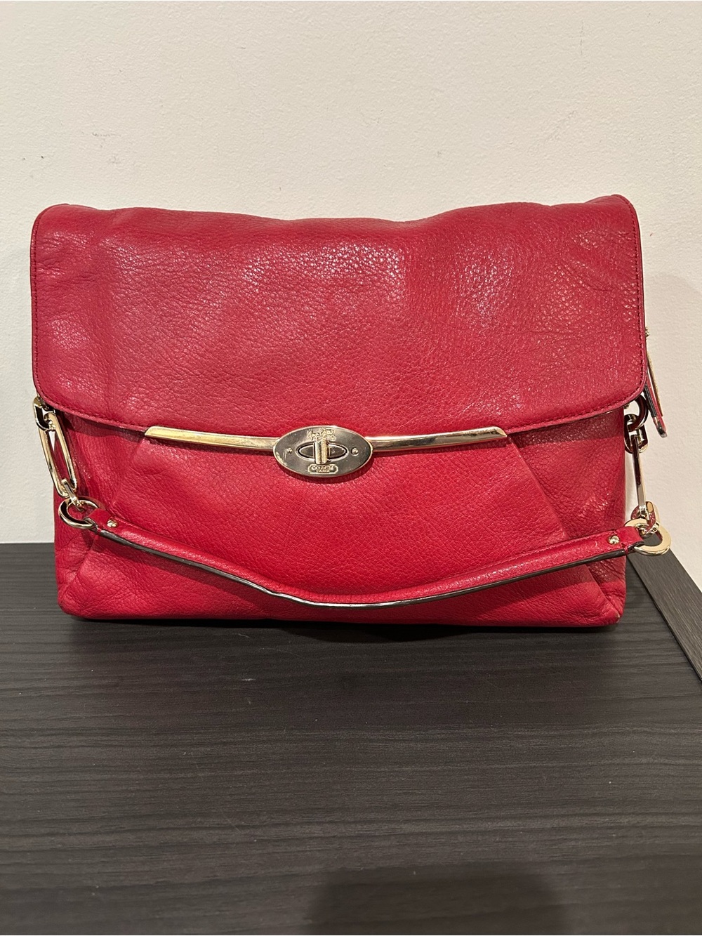 Coach Maddison Red Leather bag GUC